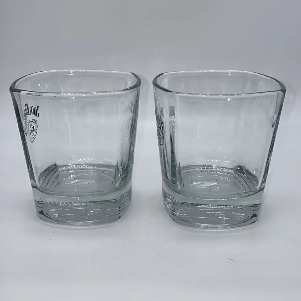 Jack Daniels Glass Whiskey Glasses Set of 2